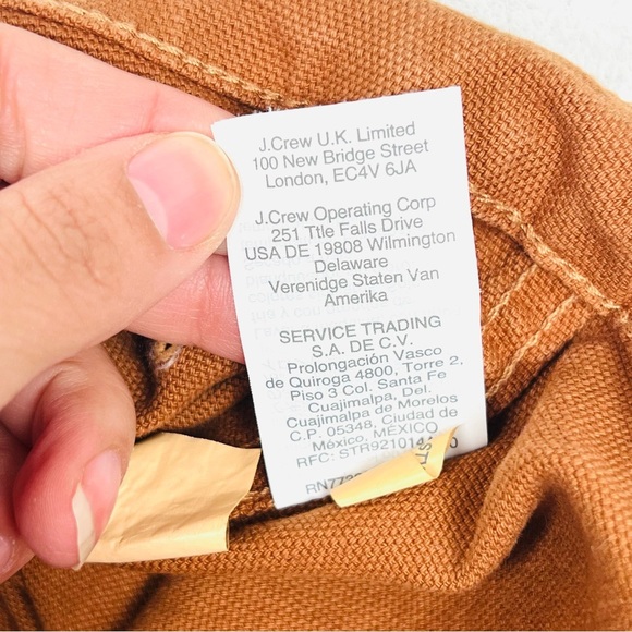 Madewell Emmett Wide-Leg Crop Pants Burnt Sienna, Size 37 Style J8985 - Picture 15 of 16